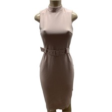 Express Size Small Sleeveless Blush Mini Dress with Belt. Preloved