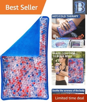 Comforting Hot & Cold Gel Bead Pack   Ideal for Injury Recovery and Relaxation