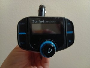 FM Transmitter, Sumind Wireless Radio Adapter Car Kit Bluetooth 