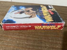 [FC] Famicom Software Choujinro Senki Warwolf [Box /Instruction /Startup