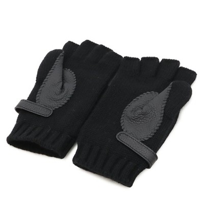 HERMES Lionel Clou de Selle Sellier Gloves, Cashmere and Deerskin ... GZl1hhvx
