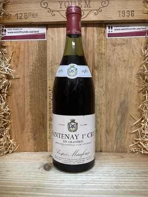 1 Fl. Prosper Maufoux les Gravieres Santenay Premier Cru 1981 mit 0,75ltr.