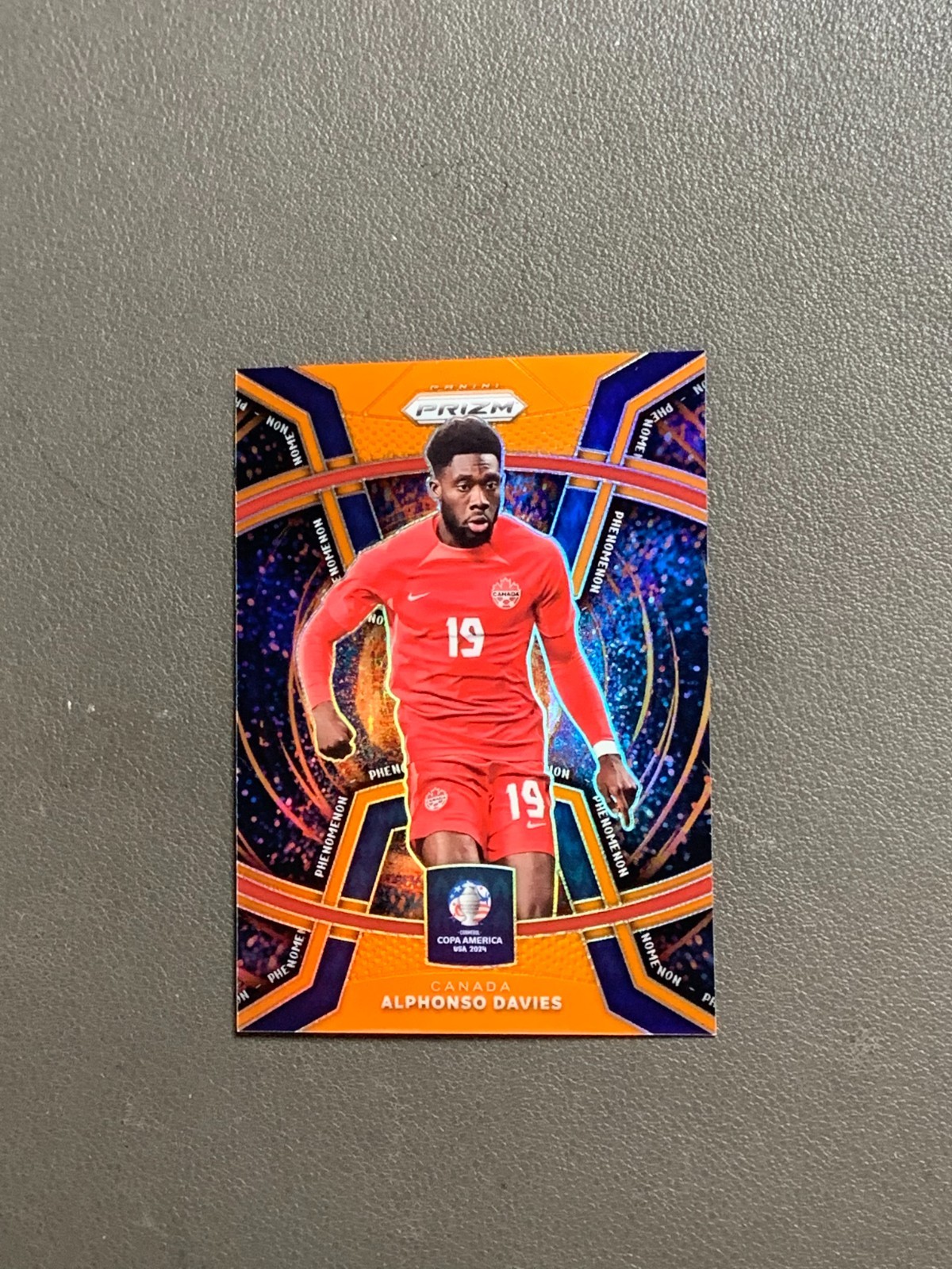 2024 Prizm Copa America ALPHONSO DAVIES Orange /25