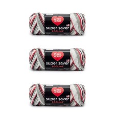 Red Heart Super Saver Haute Yarn - 3 Pack of 141g/5oz - Acrylic 3 Pack,