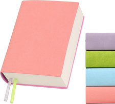 Thick Blank Journal Notebook 720 Pages 3.9  5.5 No Lines Soft Leather Pocket Bl