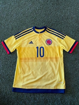 adidas Colombia Youth Home Stadium 2015 #10 James Jersey (Defect
