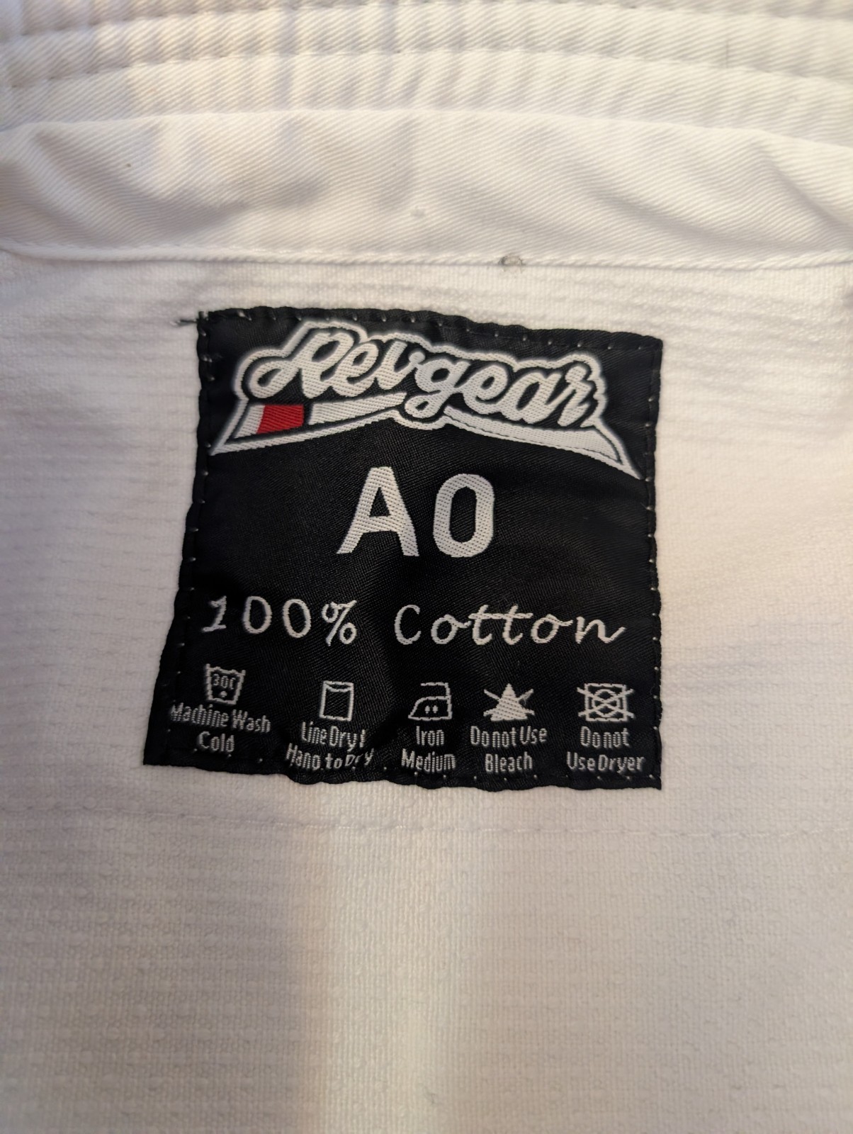 Revgear Gi Top & Bottom Unisex A0 White Brasil JiuJitsu Adult