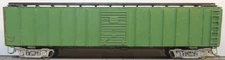 ALL WOOD UNLETTERED GREEN 50' STEEL REEFER RTR MW KD'S