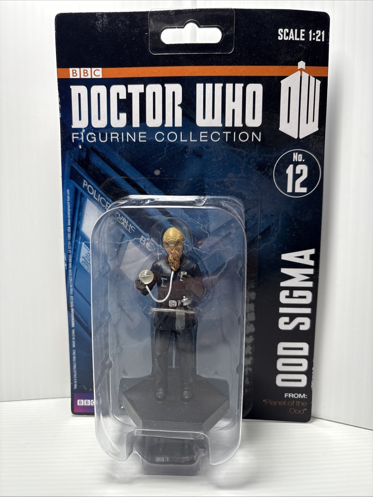 Eaglemoss DOCTOR WHO Figurine Collection 1:21 Scale #12 OOD SIGMA New On Card