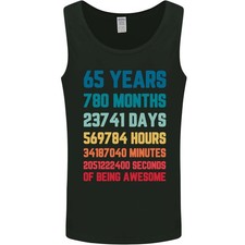 65th Birthday 65 Year Old Mens Vest Tank Top