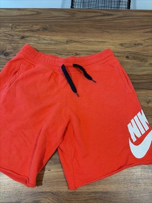 Nike NSW Club HBR French Terry Shorts University Red Logo XL