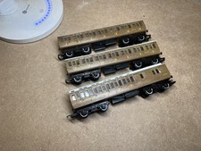Hornby rake of 3 OO gauge Gresley LNER Teak Coaches R332 x2 & R333 