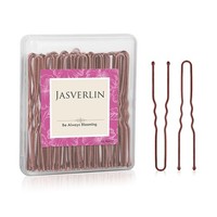 Jasverlin U-FöRmige Bobby Pins Haar Braun, Bun Haarnadeln FüR Frauen Styling L