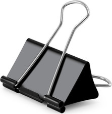 Extra Large Binder Clips 2.4 Inch Length, Jumbo Binder Clips for Office 8 Pcs
