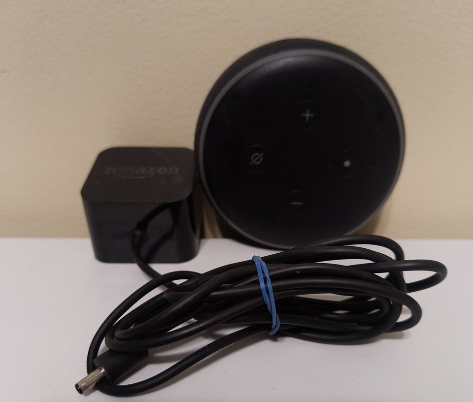Amazon Echo Dot (3rd Gen) Smart Speaker with Alexa - Charcoal Black | eBay