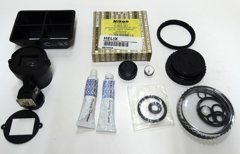 Nikonos collection of spare parts O-ring kit (V), Optical viewfinder (35+28 mm)+