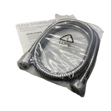 Signature Hardware 449693 60" Stretchable Metal Hand Shower Hose - Chrome