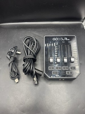 TC Helicon GO XLR Mini USB Audio Interface Desktop Fader Control, Black