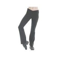 Capezio 9998L Women's Size XL 34" Black Basic V-Front Jazz/Yoga Pants