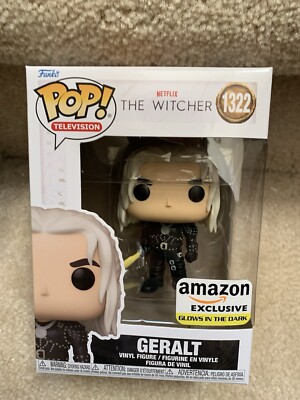 Funko Pop! Netflix the Witcher Geralt #1322 Glows in the Dark NONMINT
