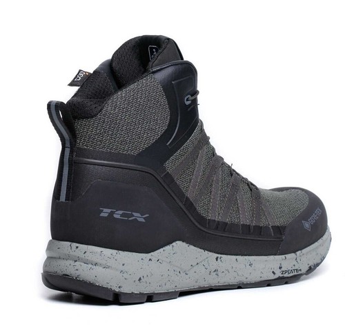 SCARPE STIVALI MOTO TCX CLIMATREK SPEEDTREK GTX GORE-TEX GRIGIO VERDE TG 41 - Picture 5 of 5
