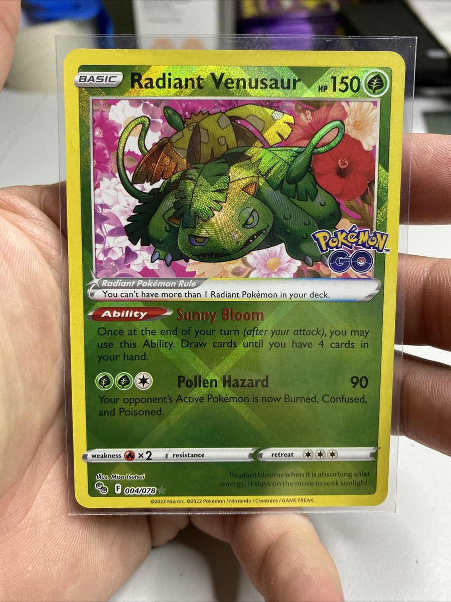 Radiant Venusaur - Pokemon GO [RADIANT RARE] | Ozzie Collectables