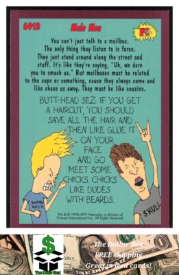 1994 Ultra Beavis and Butt-Head #6913 Male Men - | eBay