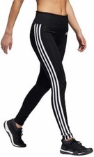 Adidas 3-Stripes Tights Originals Classic Black Active Wear Pants Women's XS NEW
