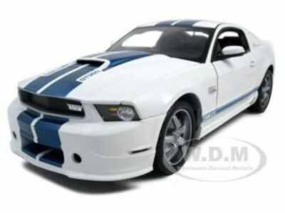 2011 FORD SHELBY MUSTANG GT350 WHITE 1/18 DIECAST BY SHELBY