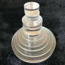 Clear Laser Cut Circle Sheet Plastic Acrylic Discs Glass Dia 50 80 100 300mm