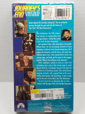 Journey's End The Saga Of Star Trek The Next Generation VHS Movie