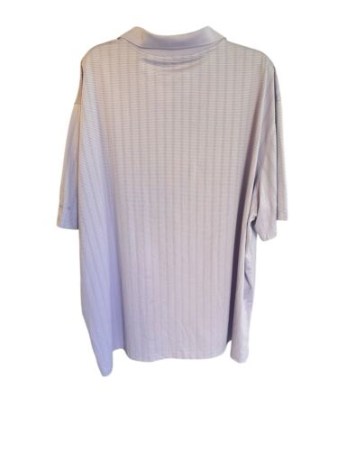 Adidas Polo Shirt Mens Lavender 4XL Stretch Performance Golf Casual Collared - Picture 2 of 6