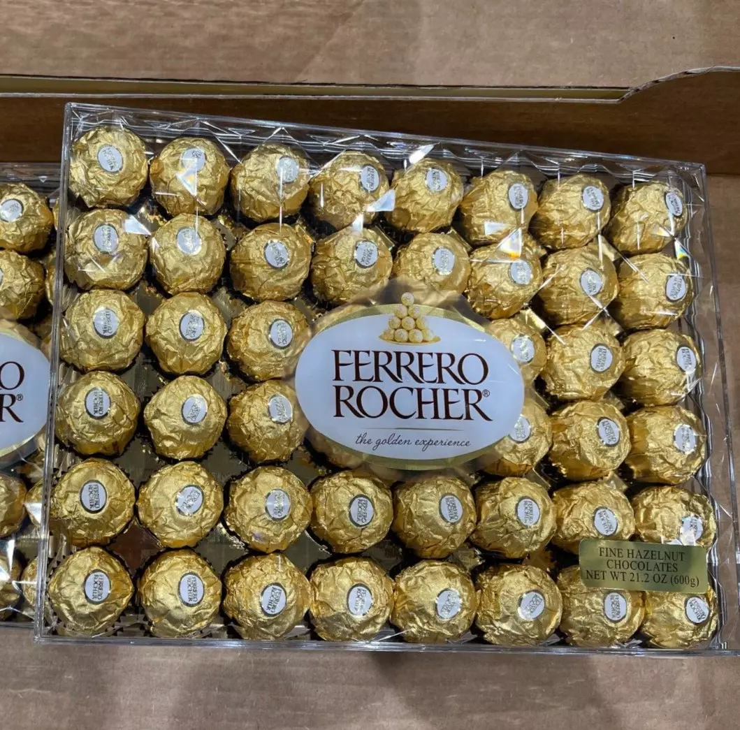 Ferrero Rocher Fine Hazelnut Chocolates 21.2 oz 600g (1 box) Made In Canada  9800120482