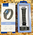 Insignia Bracelet Maillon Acier Inoxydable pour Apple Watch 42mm 44mm 45mm 49mm Réglage