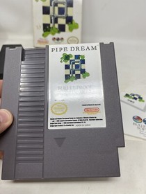 Pipe Dream ( Nintendo NES ) Authentic Complete CIB w/ Poster Reg Card Ships Fast