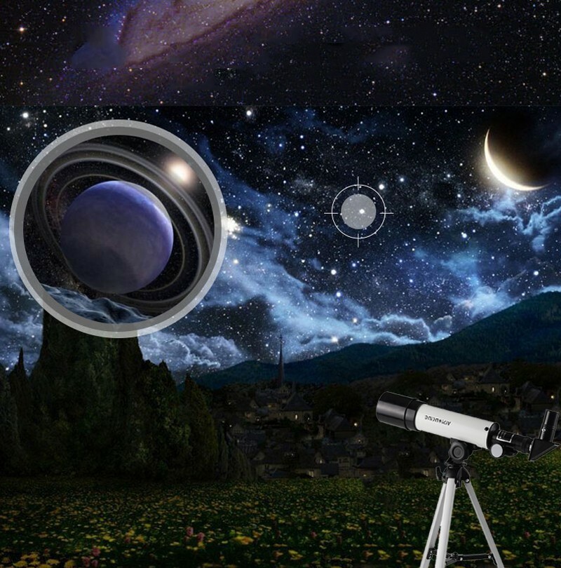 Visionking Télescope 360x50 Mm Pour Enfants : Parfait Pour Débuter L'astronomie !