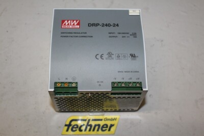 DRP-240-24 Mean Well Switching Regulator Power Factor Correction 100-240V  3,5A