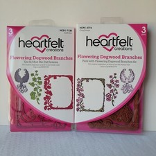 Heartfelt Creations Flowering Dogwood Branches Stamps  HCD1-7130 Dies Set New