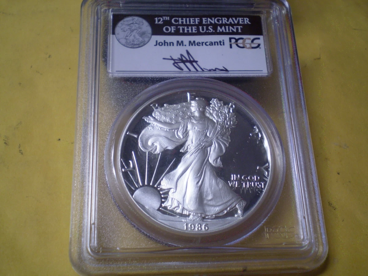 PCGS Certified PR 69 Graded 1986 Silver Bullion Coins for sale | eBay