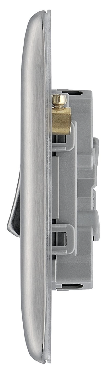 Placca Acciaio Spazzolato 7 Posti Compatibile Living Bticino Metallo Tipo L4807acs 5355 - Foto 9