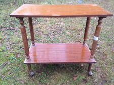 4575 CARRELLO RUOTE  PORTATELEVISORE LEGNO ANNI 60 VINTAGE ARREDAMENTO D’EPOCA