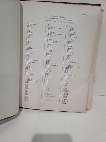 1960 Pennsylvania Railroad Jurisdiction Directory Flexi-Bound Book - Picture 5 of 8