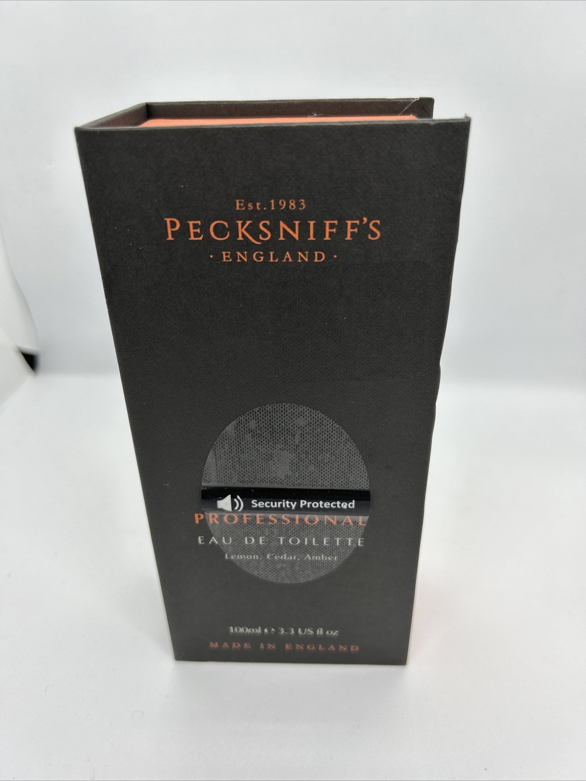PECKSNIFF'S PROFESSIONAL EAU DE TOILETTE 100ml BOXED LEMON CEDAR AMBER