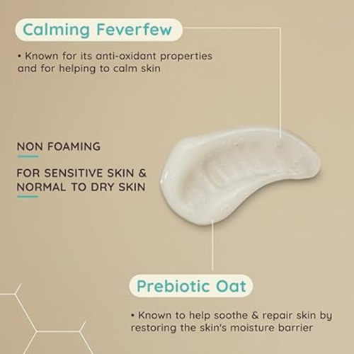 Aveeno Face Calm Restore Nourishing Oat Cleanser 200ml NonFoaming Gentle Cleanse - Picture 6 of 6