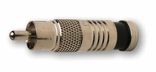 Platinum Tools 18065 RCA-Type Nickel Coaxial Compression Connectors, 25 pack
