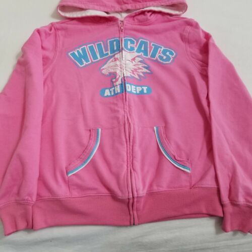 Girls Disney SweatSuit Hoodie Jacket Pants LARGE 6-8-10 Pink High School Musical - Picture 3 of 11