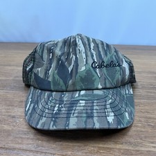 Cabela's Logo Camouflage Ball Cap Trucker Hat Snapback Duck Hunting Cap America