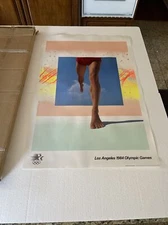 1984  Olympics Los Angeles Poster By April Greiman & Jayme Odgers  24” X 36”