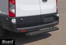 APS Premium 5" Black Rear Step Fit 15-25 Ford Transit Full Size Van