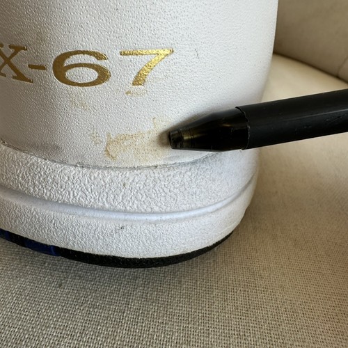 Polo Sport Ralph Lauren X-67 Sneakers Mens Sz 13 White Gray Trainers Shoes Rare - Picture 6 of 15